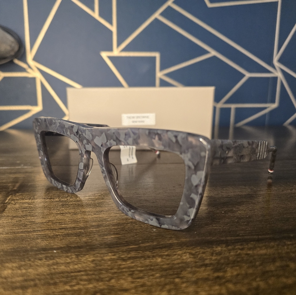 Thom Browne TBS415 03 GREY MOSAIC SUNGLASSES